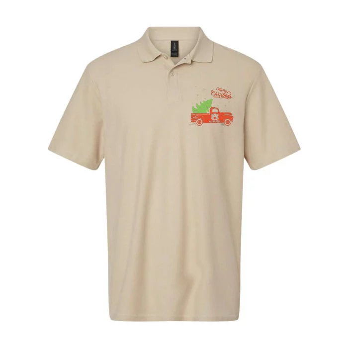 Auburn Tigers Christmas Truck Apparel Softstyle Adult Sport Polo