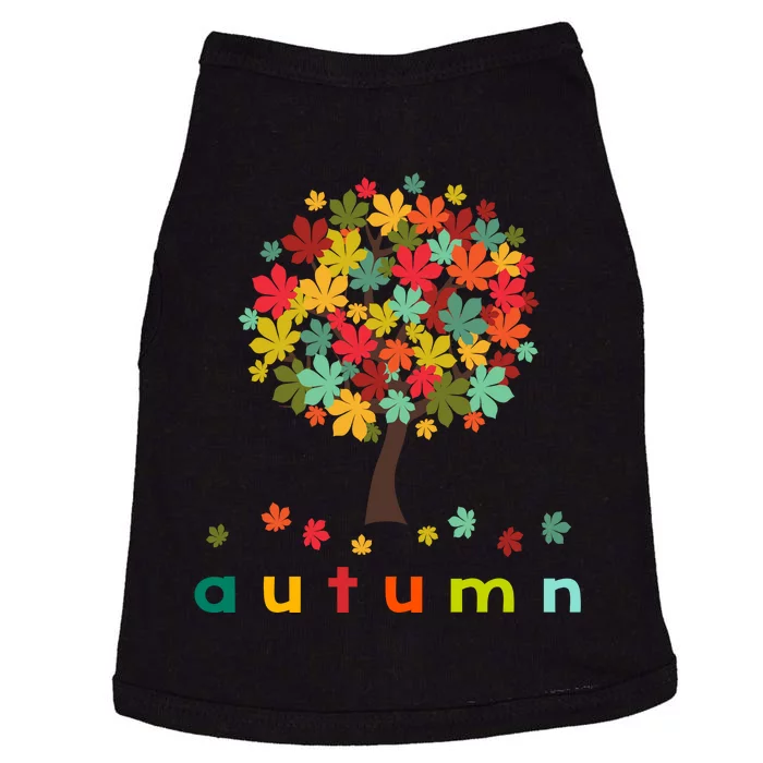 Autumn Tree Colorful Festive Doggie Tank