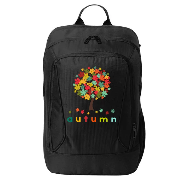 Autumn Tree Colorful Festive City Backpack