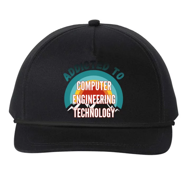 Addicted To Computer Engineering Technology College Major Gi Great Gift Snapback Five-Panel Rope Hat