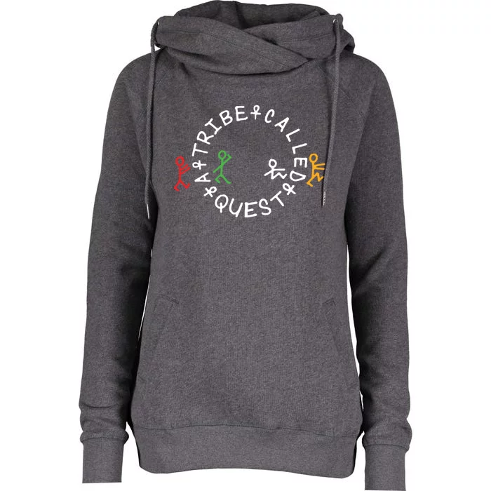 A Tribe Called Quest Circle Logo Grey Funny Gift Womens Funnel Neck Pullover Hood