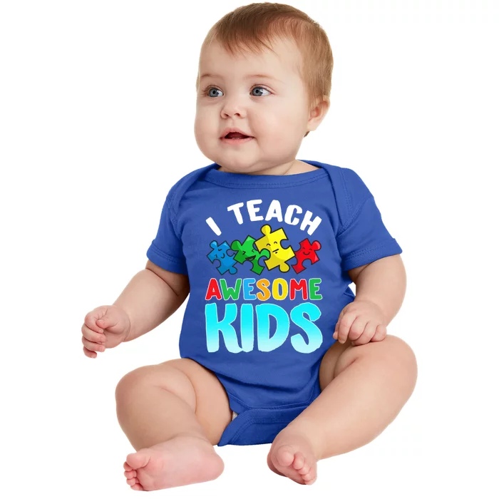 Autism Teacher Cute Gift Special Education Appreciation Gift Baby Bodysuit