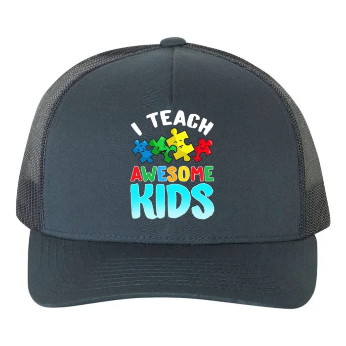 Autism Teacher Cute Gift Special Education Appreciation Gift Yupoong Adult 5-Panel Trucker Hat