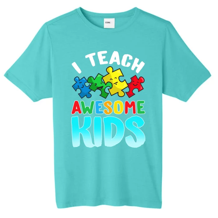 Autism Teacher Cute Gift Special Education Appreciation Gift ChromaSoft Performance T-Shirt