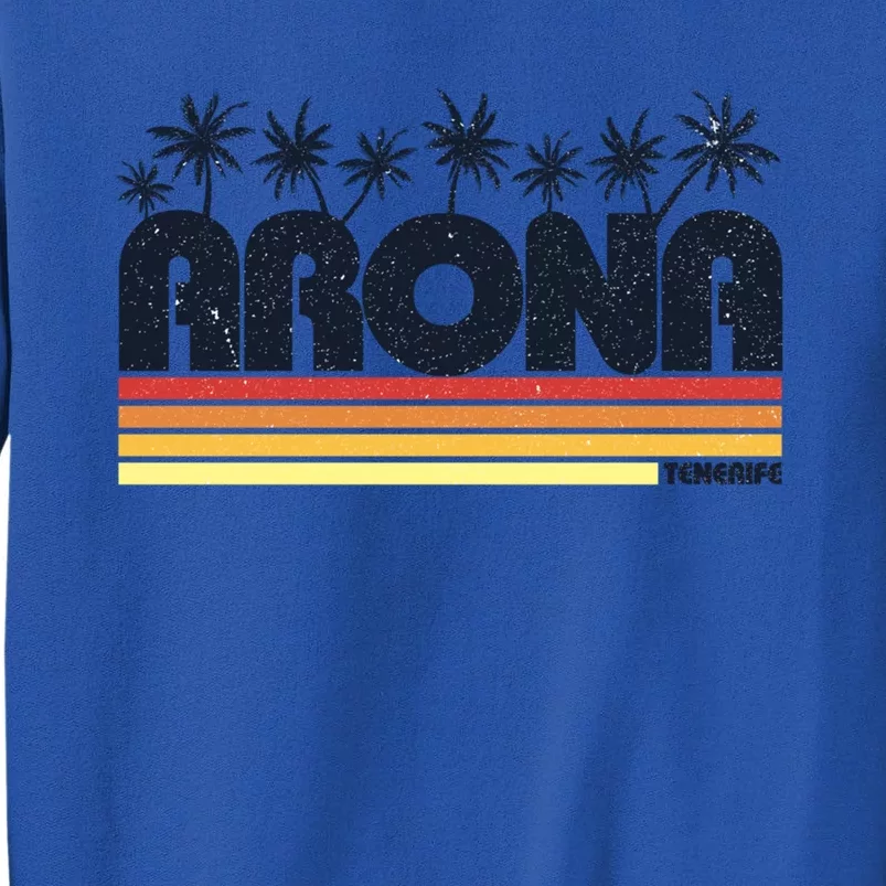 Arona Tenerife Canary Islands Retro Beach Tourism Cute Gift Tall Sweatshirt