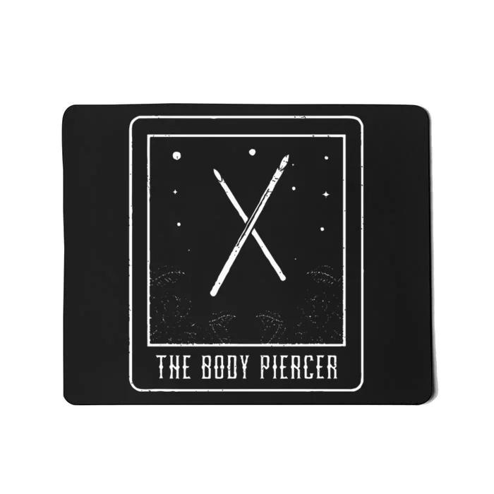 Awesome Tarot Card The Body Piercer A Piercing Studio Owner Mousepad