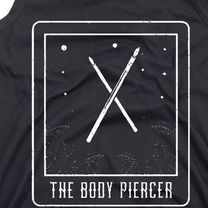 Awesome Tarot Card The Body Piercer A Piercing Studio Owner Tank Top