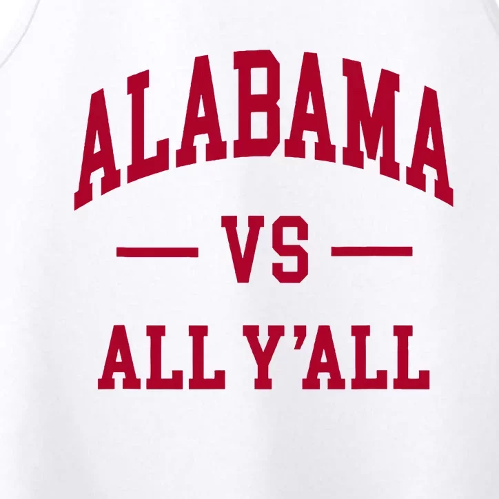 Alabama Throwback Design Classic Performance Tank