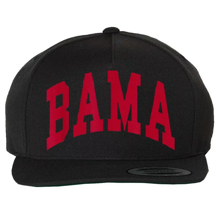 Alabama Throwback Design Classic Wool Snapback Cap