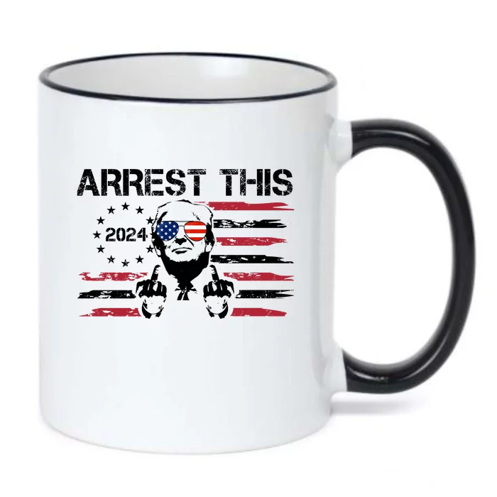 Arrest This Donald Trump 2024 Black Color Changing Mug