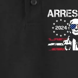 Arrest This Donald Trump 2024 Dry Zone Grid Performance Polo