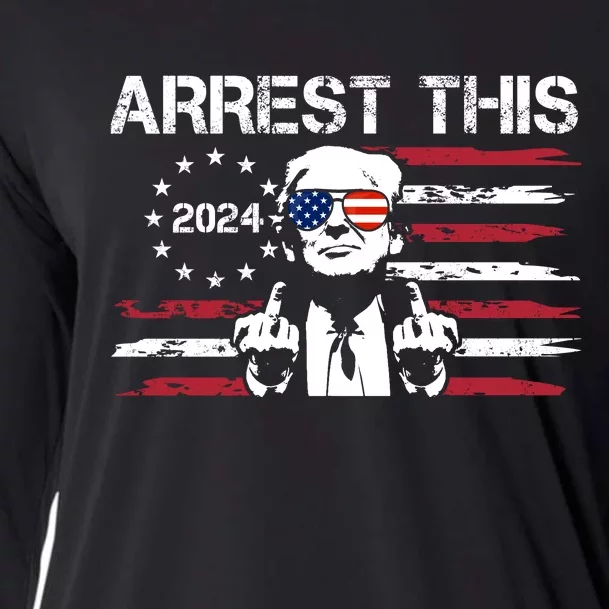 Arrest This Donald Trump 2024 Cooling Performance Long Sleeve Crew