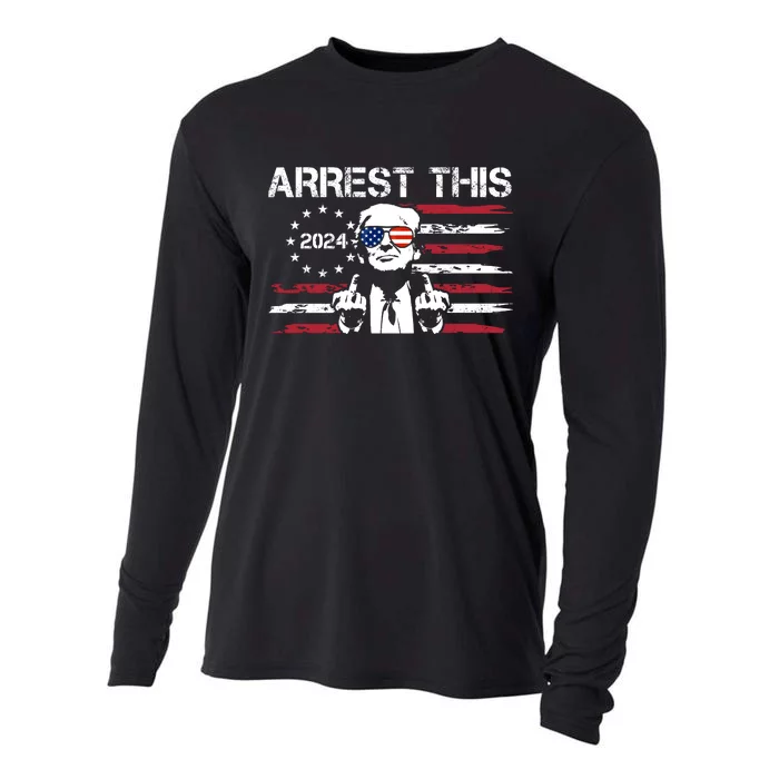 Arrest This Donald Trump 2024 Cooling Performance Long Sleeve Crew