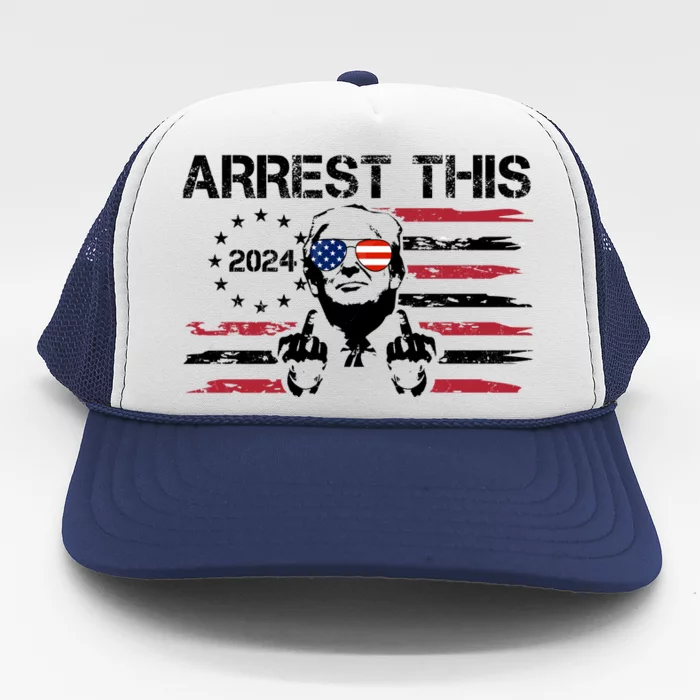 Arrest This Donald Trump 2024 Trucker Hat