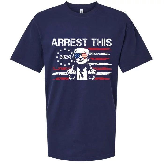 Arrest This Donald Trump 2024 Sueded Cloud Jersey T-Shirt