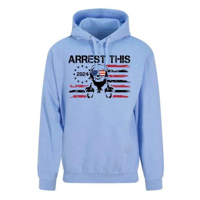 Arrest This Donald Trump 2024 Unisex Surf Hoodie