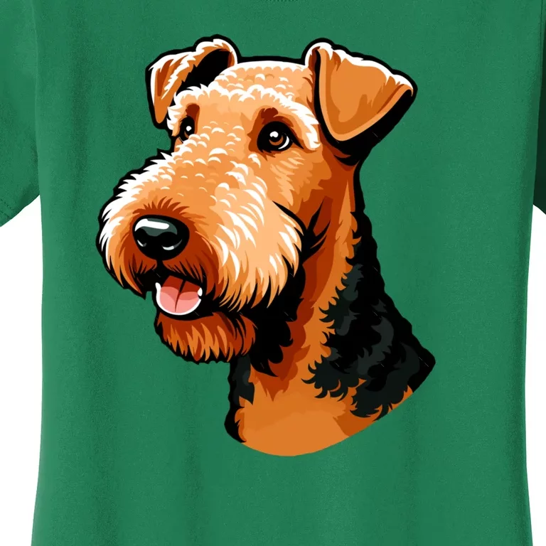 Airedale Terrier Dog Cute Airedale Terrier Gift Idea Women's T-Shirt