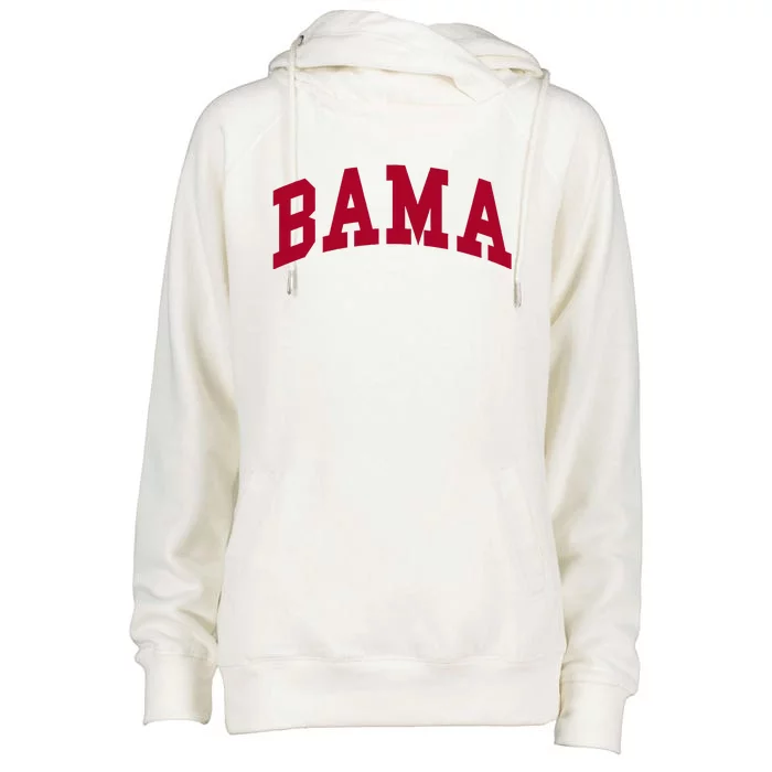 Alabama Throwback Design Classic Womens Funnel Neck Pullover Hood