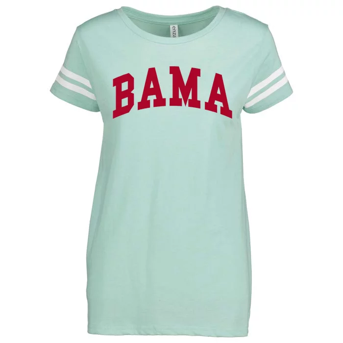 Alabama Throwback Design Classic Enza Ladies Jersey Football T-Shirt