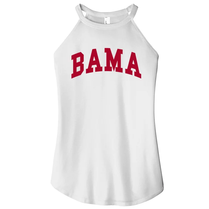 Alabama Throwback Design Classic Women’s Perfect Tri Rocker Tank