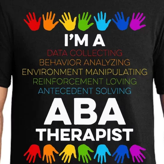 Aba Therapist Data Behavior Analyst Autism Therapy Pajama Set