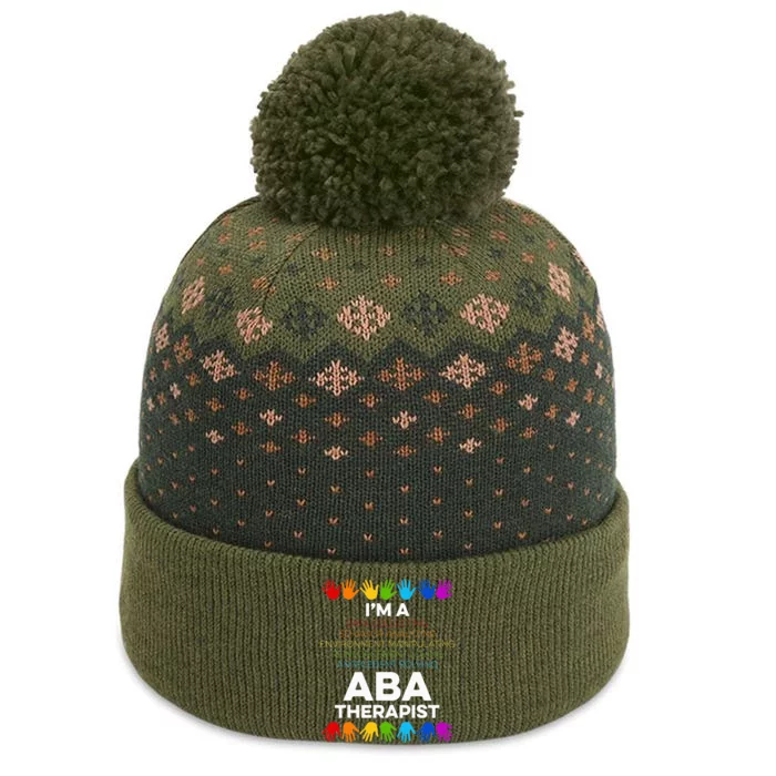 Aba Therapist Data Behavior Analyst Autism Therapy The Baniff Cuffed Pom Beanie