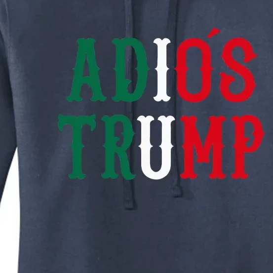 Adios Trump Democrat 2024 Election Women's Pullover Hoodie