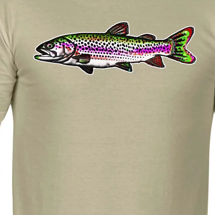 Abstract Trout Design Fly Fishing Trout Fisherman Comfort Colors T-Shirt