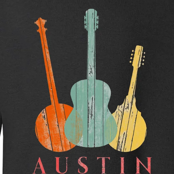 Austin Texas Distressed Music Toddler Sweatshirt