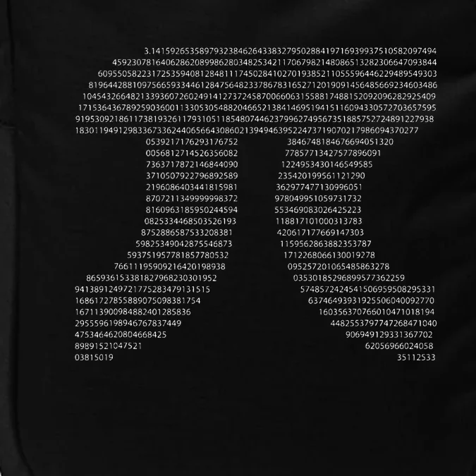 All The Digits Pi Day Pi Day All Sizes Impact Tech Backpack