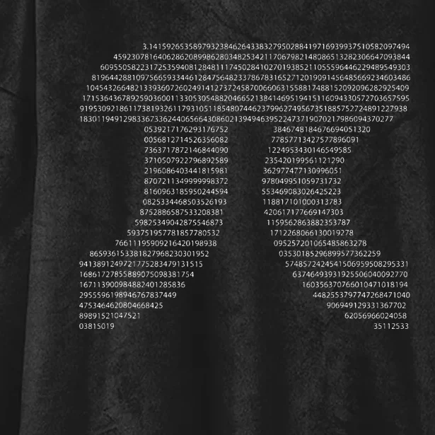 All The Digits Pi Day Pi Day All Sizes Hooded Wearable Blanket