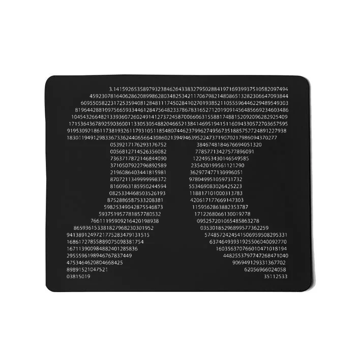 All The Digits Pi Day Pi Day All Sizes Mousepad