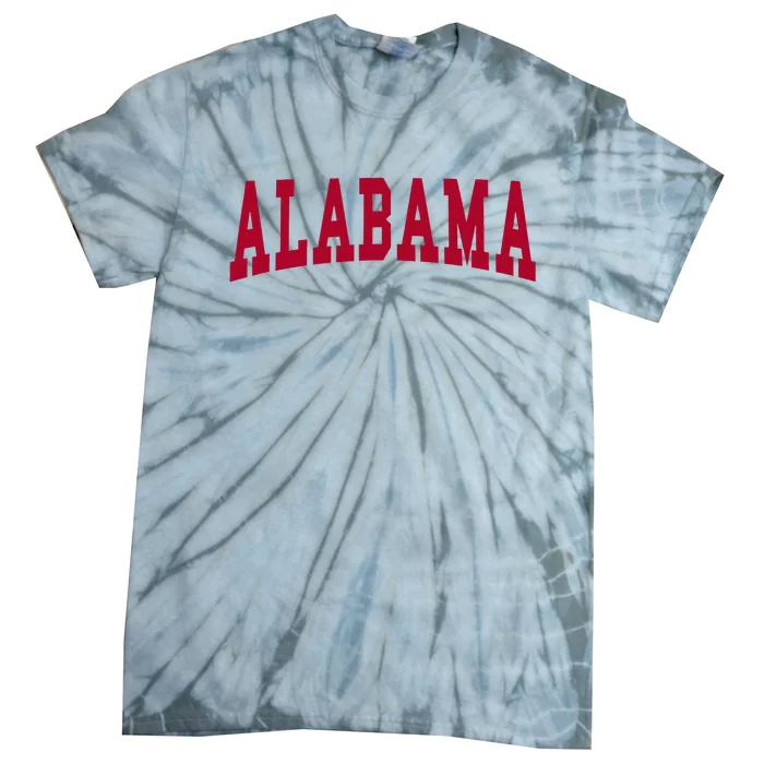 Alabama Throwback Design Classic Tie-Dye T-Shirt