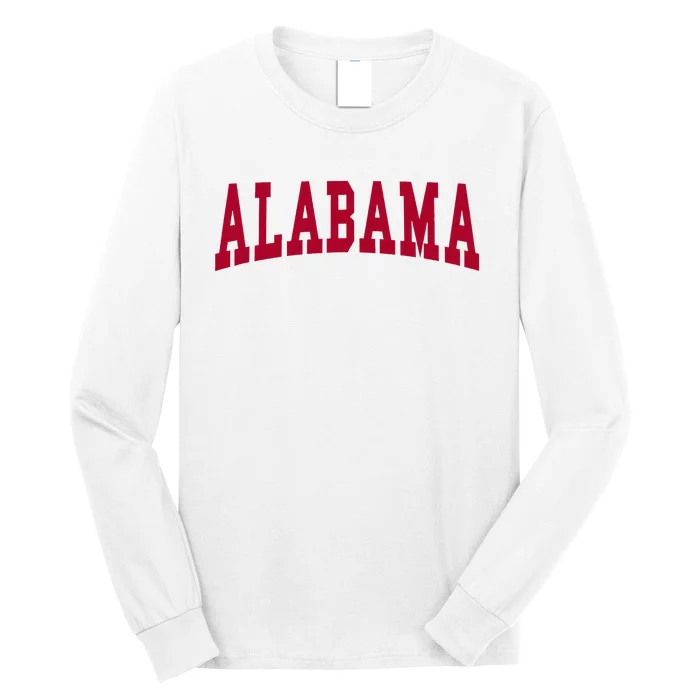 Alabama Throwback Design Classic Long Sleeve Shirt