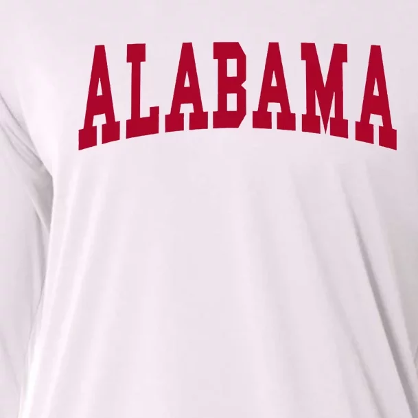 Alabama Throwback Design Classic Cooling Performance Long Sleeve Crew