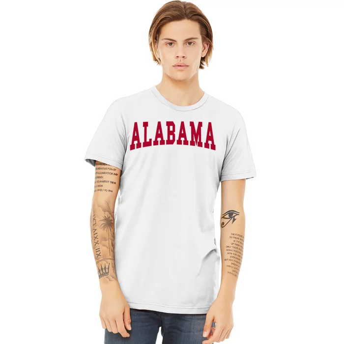 Alabama Throwback Design Classic Premium T-Shirt