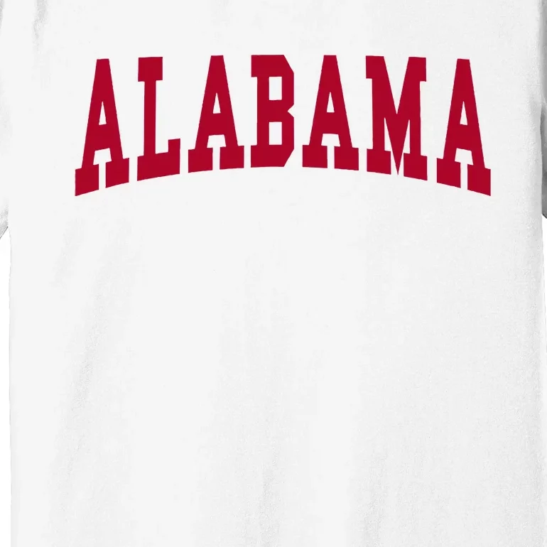 Alabama Throwback Design Classic Premium T-Shirt