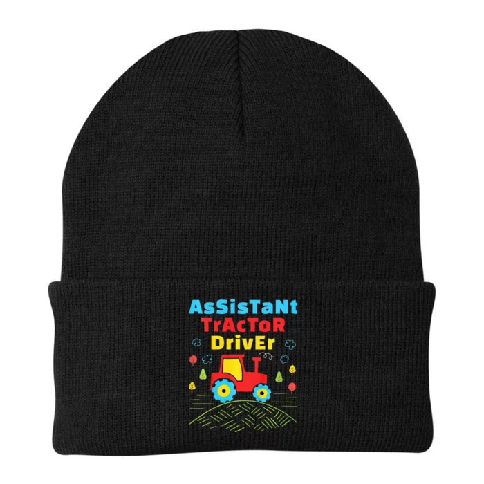 Assistant Tractor Driver Farmer Knit Cap Winter Beanie