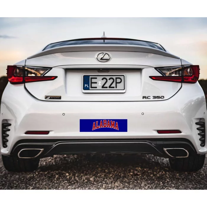 Alabama Throwback Design Classic Bumper Sticker