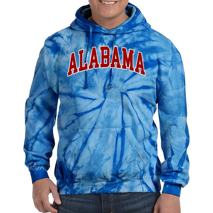 Alabama Throwback Design Classic Tie Dye Hoodie