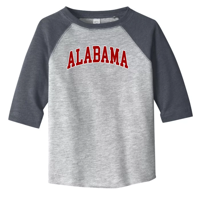 Alabama Throwback Design Classic Toddler Fine Jersey T-Shirt