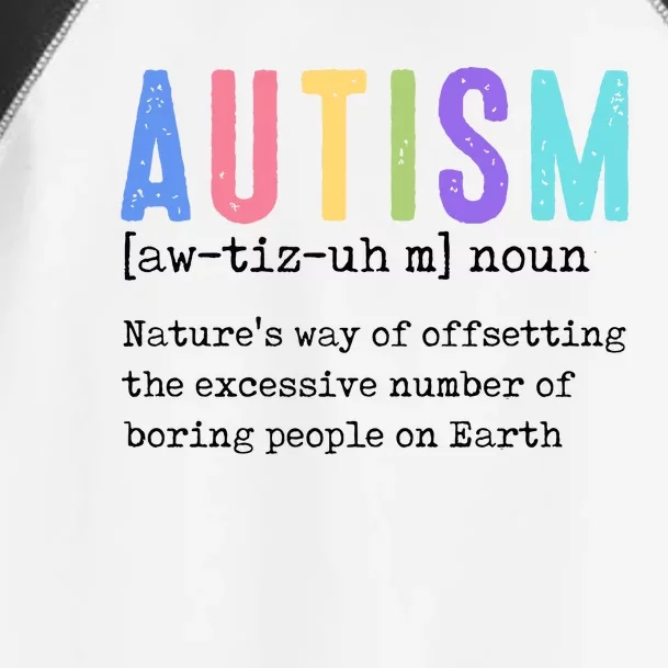 Autism Teacher Definition Autism Awareness Toddler Fine Jersey T-Shirt