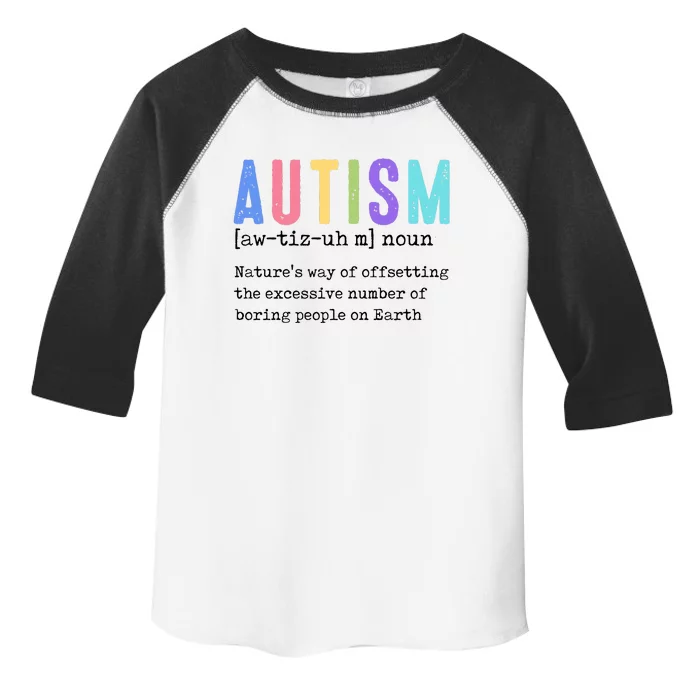 Autism Teacher Definition Autism Awareness Toddler Fine Jersey T-Shirt