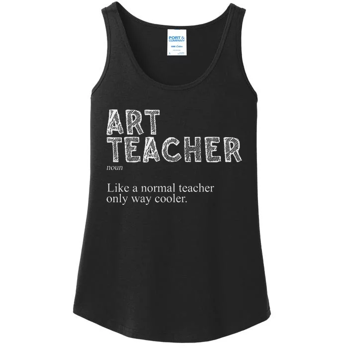 Art Teacher Design For Women Art Teacher Appreciation Ladies Essential Tank