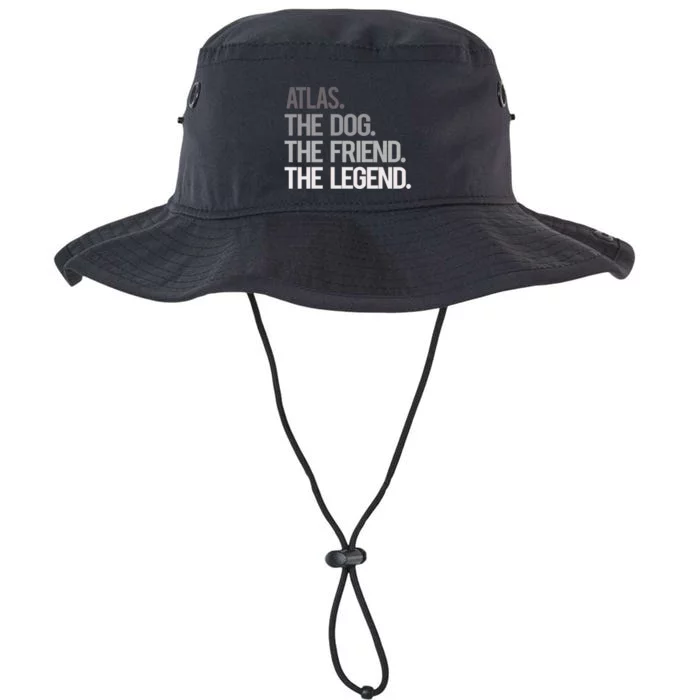 Atlas The Dog The Friend The Legend National Pet Day Gift Legacy Cool Fit Booney Bucket Hat