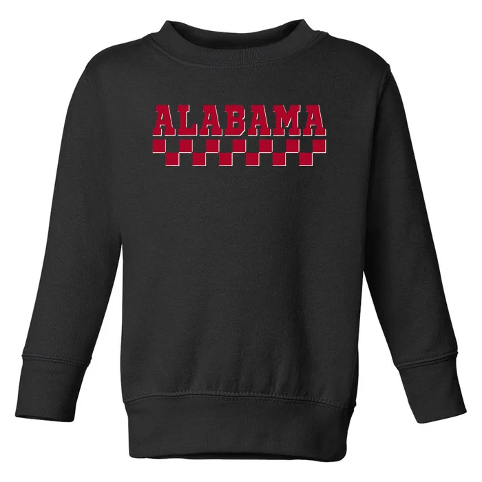 Alabama Throwback Design Classic Toddler Sweatshirt