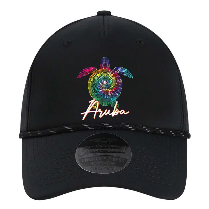 Aruba Tie Dye Sea Turtle Matching Family Vacation Performance The Dyno Cap