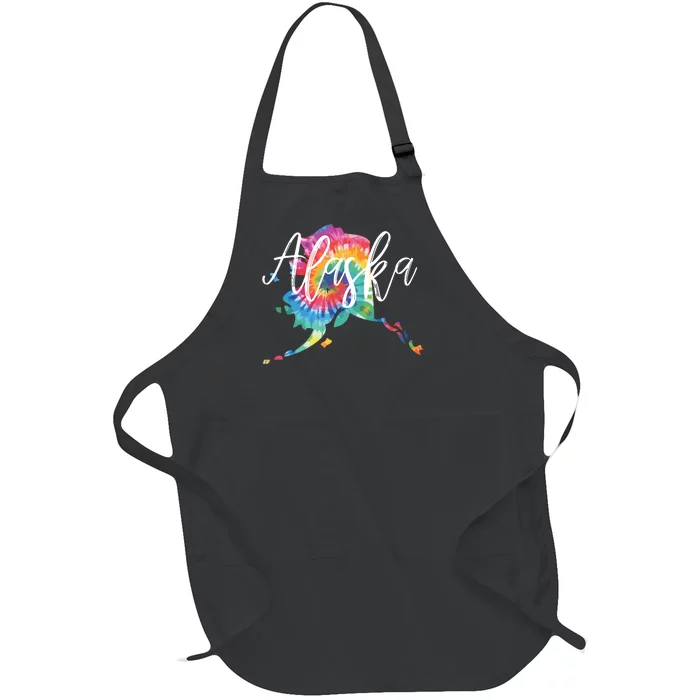 Alaska Tie Dye Full-Length Apron With Pocket