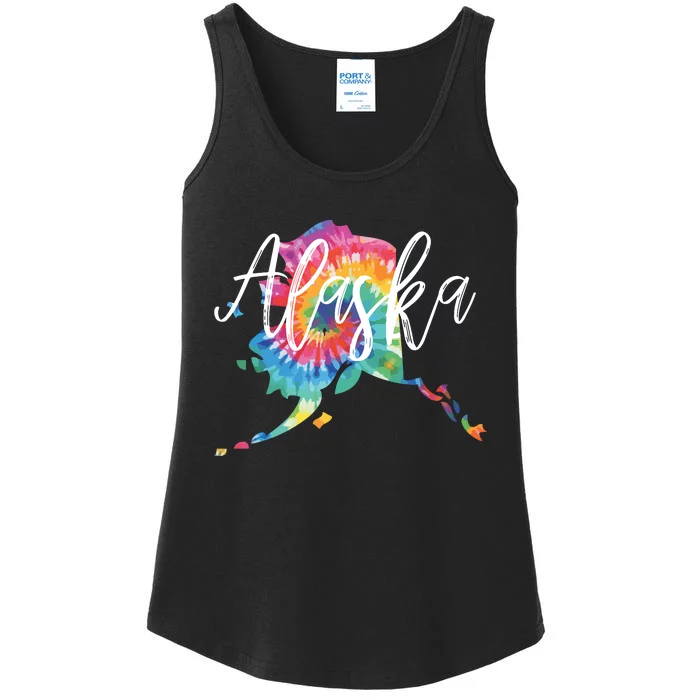 Alaska Tie Dye Ladies Essential Tank