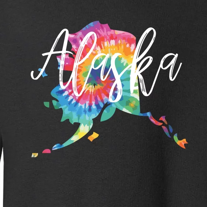 Alaska Tie Dye Toddler Sweatshirt